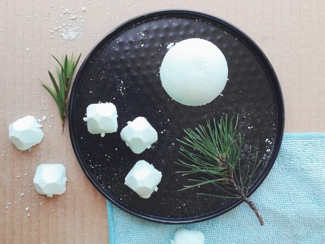 calming woodsy diy shower steamers, domače tuš bombice za sproščanje